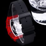 Swiss Super Clone Richard Mille RM 35-02 Rafael Nadal Red Carbon Watch With Black Rubber Strap – Lightweight And Striking Design image 10