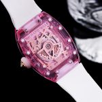 Elegant Richard Mille RM 07-02 Super Clone Pink Lady Sapphire Diamond Watch – Swiss Movement image 6