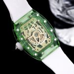 Luxury Super Clone Richard Mille RM 07-02 Ladies Diamond Green Bezel Watch For Elegant Women image 9