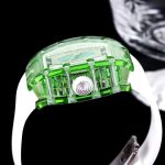 Luxury Super Clone Richard Mille RM 07-02 Ladies Diamond Green Bezel Watch For Elegant Women image 8