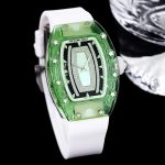 Luxury Super Clone Richard Mille RM 07-02 Ladies Diamond Green Bezel Watch For Elegant Women image 5