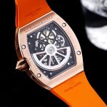 Premium Luxury Richard Mille RM 67-01 Super Clone Watch – Skeleton Dial, Swiss Movement, Bold Orange Strap image 7