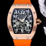 Premium Luxury Richard Mille RM 67-01 Super Clone Watch – Skeleton Dial, Swiss Movement, Bold Orange Strap image 3