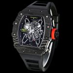 Best Richard Mille RM 35-02 Super Clone – Bold Carbon Fiber Case and Premium Skeletonized Dial Design image 4