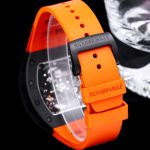 Best Richard Mille RM 011-FM Super Clone Felipe Massa Orange Storm Ceramic Men’s Watch – Orange Rubber Strap image 10