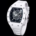Best Richard Mille RM 055 Bubba Watson Super Clone – White Ceramic Skeleton, Elegant Design image 4