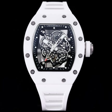 Best Richard Mille RM 055 Bubba Watson Super Clone – White Ceramic Skeleton, Elegant Design image 2