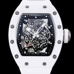 Best Richard Mille RM 055 Bubba Watson Super Clone – White Ceramic Skeleton, Elegant Design image 3