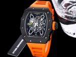 Luxury Sport Super Clone Richard Mille RM 35-02 Rafael Nadal Watch With Bold Orange Strap image 2
