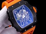 Luxury Sport Super Clone Richard Mille RM 35-02 Rafael Nadal Watch With Bold Orange Strap image 3