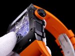Luxury Sport Super Clone Richard Mille RM 35-02 Rafael Nadal Watch With Bold Orange Strap image 4
