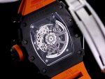 Luxury Sport Super Clone Richard Mille RM 35-02 Rafael Nadal Watch With Bold Orange Strap image 5