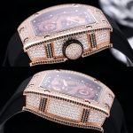 Swiss Richard Mille RM 026 Super Clone Serpent Dial Watch – Rose Gold Plated Skeleton Design With Diamond Case For Collectors image 8
