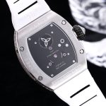 Super Clone Richard Mille RM 26-01 Swiss Tourbillon Panda White Diamond Bezel Watch image 7