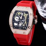 Luxury Swiss Richard Mille RM 26-01 Super Clone Watch With Panda Dial And Diamond Bezel For Elegant Women image 4