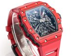 Super Clone Richard Mille RM 12-01 Tourbillon Watch For Stylish Men – Luxurious Red Carbon Fiber Case image 8