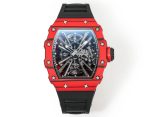 Richard Mille RM 12-01 Super Clone Swiss Tourbillon – Premium Red Carbon Case, Luxury Sports Watch image 2