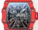 Richard Mille RM 12-01 Super Clone Swiss Tourbillon – Premium Red Carbon Case, Luxury Sports Watch image 4