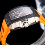High-End Luxury Super Clone Richard Mille RM 47 Samurai Watch – Carbon Barrel Case, Swiss Tourbillon Movement image 6