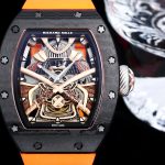 High-End Luxury Super Clone Richard Mille RM 47 Samurai Watch – Carbon Barrel Case, Swiss Tourbillon Movement image 3