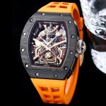 High-End Luxury Super Clone Richard Mille RM 47 Samurai Watch – Carbon Barrel Case, Swiss Tourbillon Movement image 4