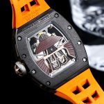 High-End Luxury Super Clone Richard Mille RM 47 Samurai Watch – Carbon Barrel Case, Swiss Tourbillon Movement image 7