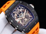 High-End Luxury Super Clone Richard Mille RM 47 Samurai Watch – Carbon Barrel Case, Swiss Tourbillon Movement image 5