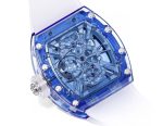 Richard Mille RM 27-03 Super Clone Blue Sapphire Crystal Watch | Skeleton Design, Fully Transparent Case image 9