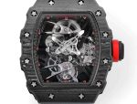 High-End Richard Mille RM 27-02 Super Clone | Swiss Tourbillon Movement | Best Carbon Fiber Skeleton Watch image 4