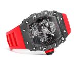 High-End Swiss Richard Mille RM 27-02 Super Clone Tourbillon Watch – Lightweight Carbon Case, Red Rubber Strap For Sport & Style image 8