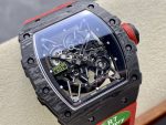 Premium Swiss Skeleton Richard Mille RM 35-02 Super Clone Rafa Nadal Watch With Red Rubber Strap image 4