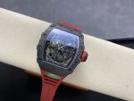 Premium Swiss Skeleton Richard Mille RM 35-02 Super Clone Rafa Nadal Watch With Red Rubber Strap image 5