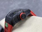 Premium Swiss Skeleton Richard Mille RM 35-02 Super Clone Rafa Nadal Watch With Red Rubber Strap image 6