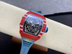 Premium Swiss Richard Mille RM35-02 Rafael Nadal Super Clone Tourbillon – Carbon Case & Blue Strap Luxury Skeleton Watch For Men image 3