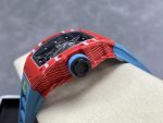 Premium Swiss Richard Mille RM35-02 Rafael Nadal Super Clone Tourbillon – Carbon Case & Blue Strap Luxury Skeleton Watch For Men image 7