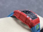 Premium Swiss Richard Mille RM35-02 Rafael Nadal Super Clone Tourbillon – Carbon Case & Blue Strap Luxury Skeleton Watch For Men image 8