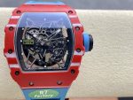 Premium Swiss Richard Mille RM35-02 Rafael Nadal Super Clone Tourbillon – Carbon Case & Blue Strap Luxury Skeleton Watch For Men image 4