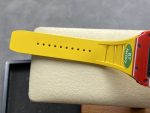 Stylish Swiss Super Clone Richard Mille RM 35-02 Rafael Nadal Watch – Carbon Fiber Skeleton Dial, Yellow Rubber Strap image 10