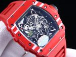 Richard Mille RM 35-02 Rafael Nadal Super Clone – Striking Red Carbon Case, Swiss Precision, Skeleton Watch for Bold Style image 6