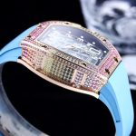 Swiss Richard Mille RM 67-01 Super Clone For Stylish Gentlemen – Skeleton Dial, Blue Rubber Strap, Ultra-Thin Case image 6