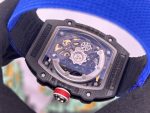 Richard Mille RM 67-02 Sebastian Ogier Super Clone Swiss Extra Flat Watch For Men – Skeleton Dial with Blue Nylon Strap image 9
