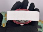 Richard Mille RM 67-02 Mutaz Barshim Super Clone – Stunning Red Carbon Case, Sports Watch with White Fabric Strap image 9