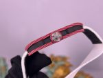 Richard Mille RM 67-02 Mutaz Barshim Super Clone – Stunning Red Carbon Case, Sports Watch with White Fabric Strap image 6