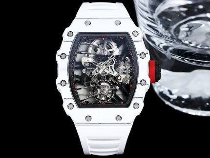 Richard Mille RM 27-02 Rafael Nadal Super Clone White Ceramic Watch – High-End Skeleton Dial, Swiss Movement, Sporty & Luxurious Design image 2