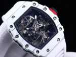 Richard Mille RM 27-02 Rafael Nadal Super Clone White Ceramic Watch – High-End Skeleton Dial, Swiss Movement, Sporty & Luxurious Design image 3