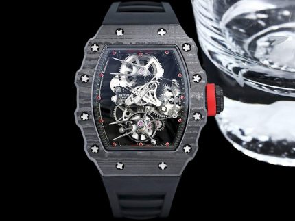 High-Quality Super Clone Richard Mille RM 27-02 Rafael Nadal Tourbillon Watch – Ultra-Light Carbon Case, Skeleton Dial image 2