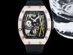 Luxurious Richard Mille RM 26-01 Panda Super Clone Watch – Swiss Tourbillon, Diamond-Set Case, Skeleton Dial image 2