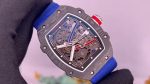 Richard Mille RM 67-02 Sebastian Ogier Super Clone Swiss Extra Flat Watch For Men – Skeleton Dial with Blue Nylon Strap image 3