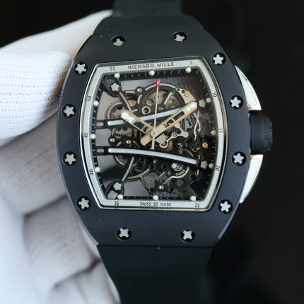 Swiss Richard Mille RM 61-01 Super Clone Yohan Blake Black Ceramic Skeleton Watch For Men image 2