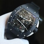 Swiss Richard Mille RM 61-01 Super Clone Yohan Blake Black Ceramic Skeleton Watch For Men image 5